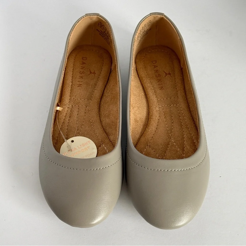 Danskin Poise Classic Ballet Flats Gray Women Flats Size 6